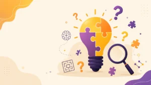 Hard riddles with answers – brain teaser puzzle illustration