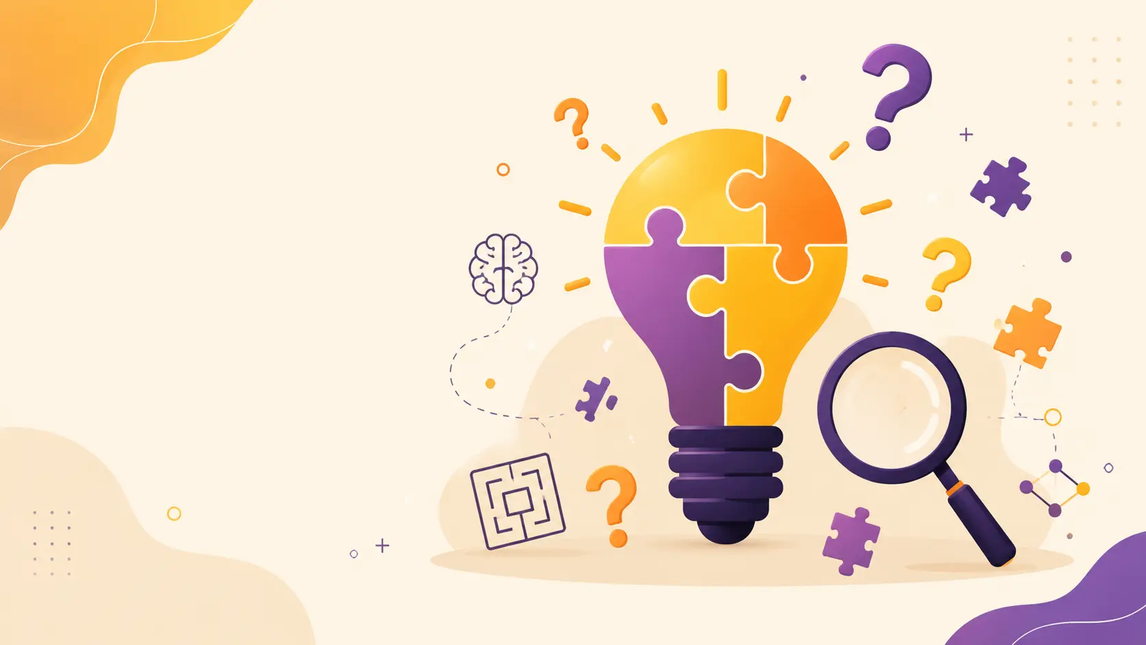 Hard riddles with answers – brain teaser puzzle illustration