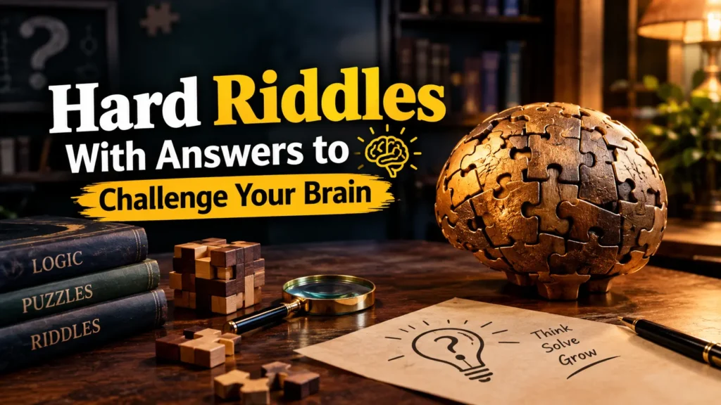 Hard Riddles With Answers to Challenge Your Brain